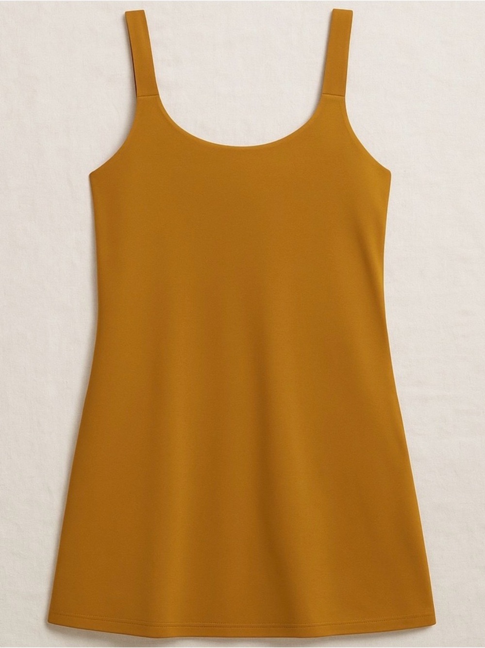 Prana Luxara dress in spiced yellow / mustard